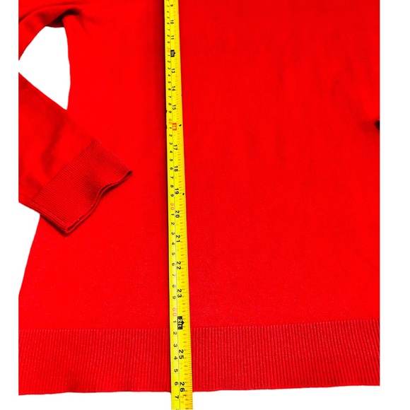 NWT Calvin Klein Sz Medium Red Mock Neck Pullover - Picture 10 of 10